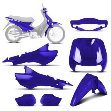 Imagem de Kit Carenagem 5 Peças Pro Tork Moto Honda Biz 100 1998 a 2005 Substitu