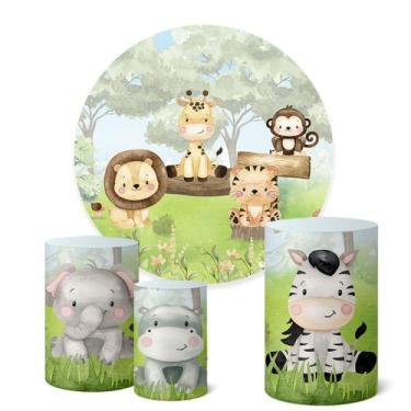 Imagem de Trio Capas Cilindro + Painel 1,50m Safari - Fadrix, K1SAF018