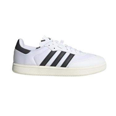 Imagem de adidas Tênis adulto unissex Velosamba 2, Branco/preto/branco, 13 Women/12 Men