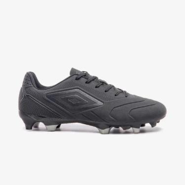 Imagem de Chuteira Campo Umbro Attak III Preto - Masculino, 40, Preto