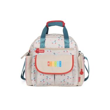 Imagem de Mochila de Maternidade Multifuncional Bêbe com revestimento térmico para mamadeira e papinhas incluso Trocador Portátil