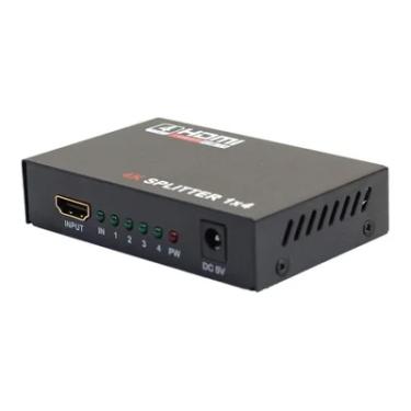 Imagem de Adaptador HDMI Splitter Distribuidor 4k 1x4 Versão 4k 3840p