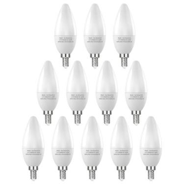 Imagem de Lâmpadas LED de candelabro Ocixhbe E12 6W 5000K Daylight White