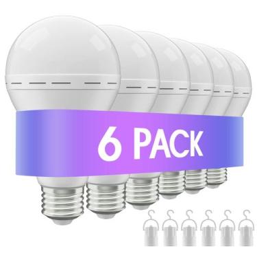 Imagem de Lâmpada LED LHZHENG recarregável de emergência 12W 1500mAh 6Pk