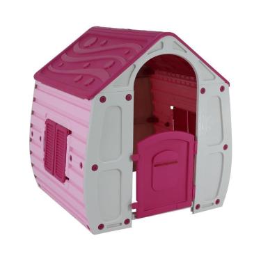 Imagem de Casinha de Brinquedo Rosa Bel - Montagem Fácil - Funcional