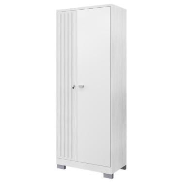 Imagem de Armário Multiuso Organizador Lavanderia Versus Carvalho Branco-branco - Incorplac