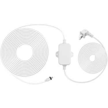 Imagem de Adaptador de energia resistente a intempéries de 15 metros para Blink Mini 2, Blink Outdoor 4 (4ª geração) (3ª geração) / Mini, sem necessidade de cabeça de carregador, cabo de alimentação plano IP67