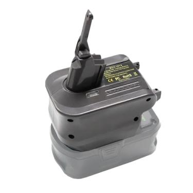 Imagem de Tueddur Substituição do adaptador de bateria para bateria Dyson, converte para bateria Ryobi 18V para Dyson V8 Absolute, Animal, Aspiradores de série portátil, SV10 967834-02 (RYO18V8-A, apenas