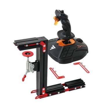 Imagem de J-PEIN (atualizado): o suporte de mesa para o joystick do jogo sim de voo, sistemas de acelerador e hotas. Suporta totalmente quase todos os dispositivos de controle manual do jogo sim de voo (não
