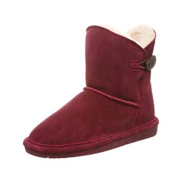 Imagem de Bota infantil Bearpaw Rosie Fashion, Mulit, Médio, Vinho, 5 Big Kid