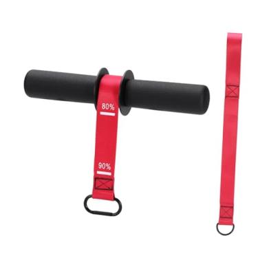 Imagem de UGPLM Fortalecedor de antebraço, exercitador de braço, equipamento de treino de confortável, rolo de pulso blaster para levantamento de força de, Vermelho