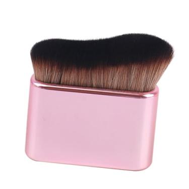Imagem de FashionCha Pincel para base, pincel autobronzeador, ferramenta de maquiagem, mistura para base líquida, Roxo Rosa