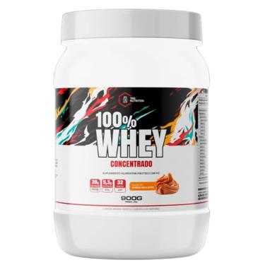 Imagem de 100% Whey Protein 100% Whey Concentrado Pote - 900g - TAG Nutrition - Ganho de Massa Muscular, Força, Hipertrofia (Pote 900G, Morango)
