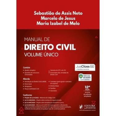 Imagem de Manual De Direito Civil - Volume Único - 2025