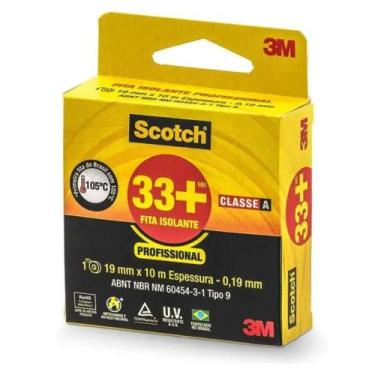 Imagem de Fita Isolante 3M Scotch 19mmX10m - Unidade