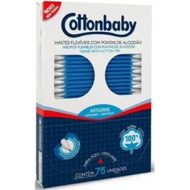 Imagem de Hastes Flexíveis Cottonbaby 75 Unidades - Cottonline