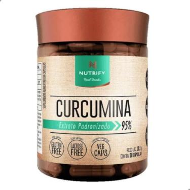Imagem de Curcumina Extrato de Curcuma 30 Capsulas Nutrify, Sem Sabor