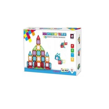 Imagem de Blocos magnéticos Child Didactic 45 unidades com componentes magnéticos