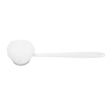 Imagem de Escova corporal para chuveiro, purificador traseiro, cabo longo, escova de banho, pedra-pomes, bucha, escova esfoliante para limpeza profunda, remoção de calos dos pés e renovação