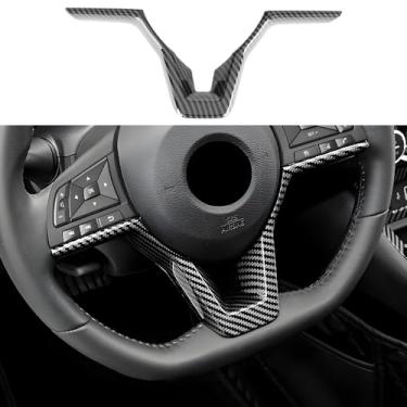 Imagem de LUNQIN Kit estilo fibra de carbono painel de acabamento de volante de carro para Nissan Sentra 2020 2021 2022 2023 2024 2025 auto decorações interiores acessórios capas de proteção