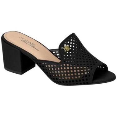 Imagem de Sandália Tamanco Feminina Vazada Salto Medio Modare 7109475 Cor:;Tamanho:34-Feminino