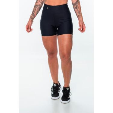 Imagem de Short Feminino Preto Extra Power Academia - Chiclé moda fitness, G