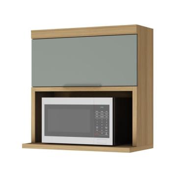 Imagem de Armário Aéreo 1 Porta Marquesa 100% Mdf Nature-verde