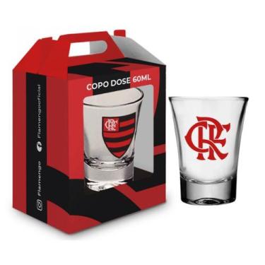 Imagem de Copo Dose Individual 60ml Flamengo - Brasfoot