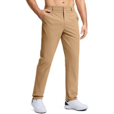 Imagem de Calças de golfe Pudolla masculinas Stretch Classic Fit Quick Dry 34