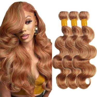 Imagem de Pacotes de cabelo HuxoWax P27/30 Ombre Body Wave Brazilian 8A 45-55cm