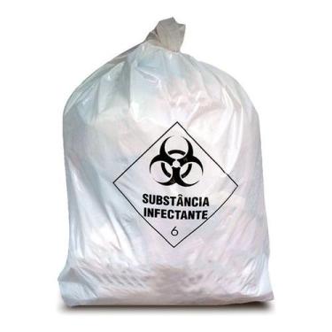 Imagem de Saco De Lixo Infectante 6 Hospitalar Resíduo 30l Com 100un - Higipack