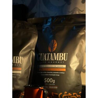 Imagem de Café Gourmet Guatambu 500g em grãos especial 100% arábica torra média alta mogiana mineira ideal para métodos como expresso, coado, V60, prensa francesa e aeropress