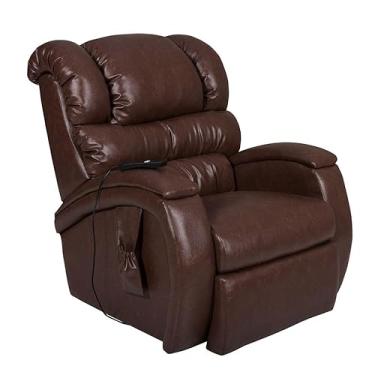 Imagem de Poltrona do Papai Motorizada Reclinável Império Estofados Marrom