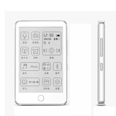 Imagem de Leitor de MP3 com tela de tinta de 2,7 polegadas, reprodutor de música portátil HiFi BT 5.0, carregador tipo C, leitor de música de MP3 para casa, ao ar livre, viagens