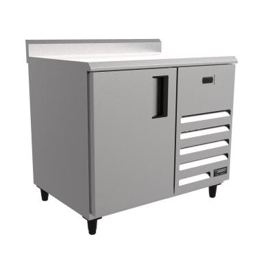 Imagem de Balcão Congelados Venâncio 100cm Inox Tampo Liso Espelhado 220V Vcch10-42218
