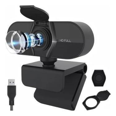 Imagem de GM Bear Webcam Premium Full HD 1080P,com Microfone Embutido,Plug & Play,Camera Webcam,Câmera USB para Computador, Notebook, Aulas Online, Home Office e Videoconferência