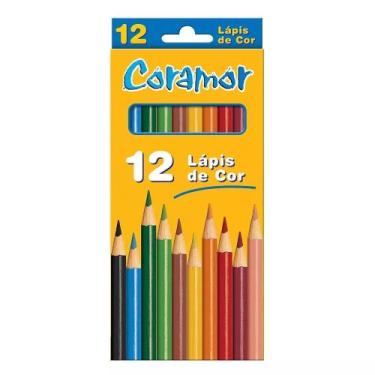 Imagem de Lápis de Cor Coramor - 12 cores - Não Disponível