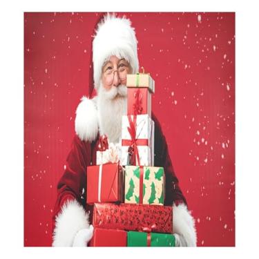 Imagem de SEHANY Capa magnética para lava-louças de Papai Noel, adesivos magnéticos para decoração de Natal antiarranhões para painel de geladeira e lava-louças, decoração de Natal de cozinha doméstica 58 x 66