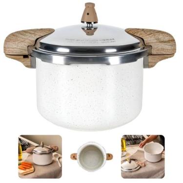 Imagem de Panela De Pressão Brinox Vanilla 5,4l Indução Ceramic Life