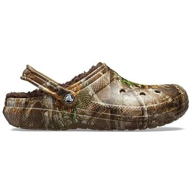 Imagem de CROCS Clssc Lined Realtree Edge Clog - Chocolate/Chocolate - M7W9, 205377-280-M7W9, Unisex Adult, Chocolate/Chocolate, M7W9