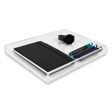 Imagem de Bandeja Acrílico 35x25cm Premium 6mm De Espessura Lisa