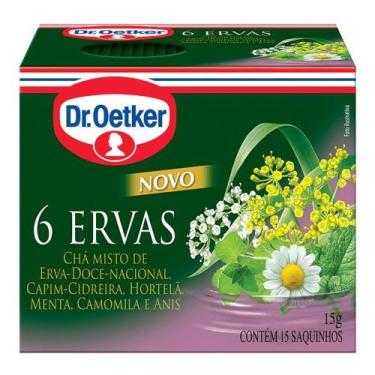 Imagem de Chá 6 Ervas Dr Oetker 15g - Dr. Oetker