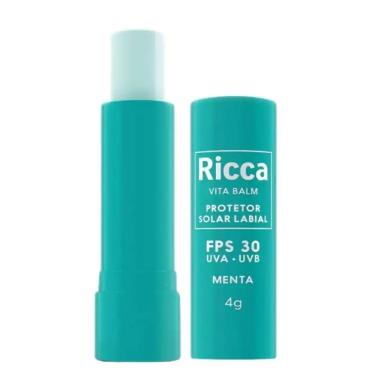 Imagem de Protetor Solar Labial Vita Balm Menta Fps 30 Uva Uvb Ricca