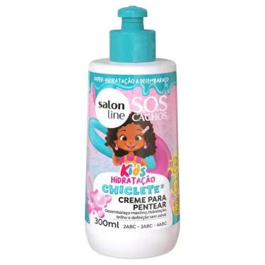 Imagem de Creme para Pentear Salon Line Kids S.O.S Cachos Chiclete 300ml