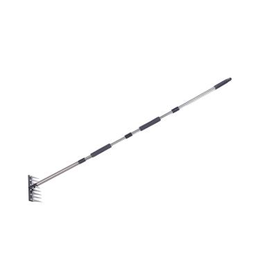 Imagem de AUNMAS Ancinho de Capina de Ferro, Ferramenta Manual de Capina Com Alça Longa Ferramenta Extrator de Ervas Daninhas de Jardim para Afrouxamento de Ervas Daninhas, Coleta de, (8 você)