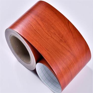 Imagem de GQQGSHOP Faixa autoadesiva de borda de parede de 5 metros à prova d'água, decoração de borda de parede, painéis de parede de PVC, borda de teto, moldura de porta, linha de cintura, decoração interior