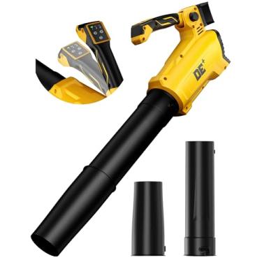 Imagem de DeForce Soprador de folhas sem fio para bateria Dewalt 20V para pátio, velocidade ajustável