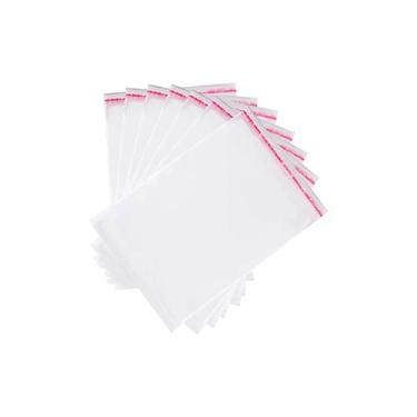 Imagem de Saquinho plástico adesivado 10x13 - 200 Unidades - Thompson