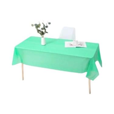 Imagem de Toalha De Mesa Plástica Reutilizável 137x183cm Livre De BPA Para Janta