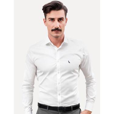 Imagem de Camisa Reserva Masculina Nova Paraty Light Logo Branca-Masculino